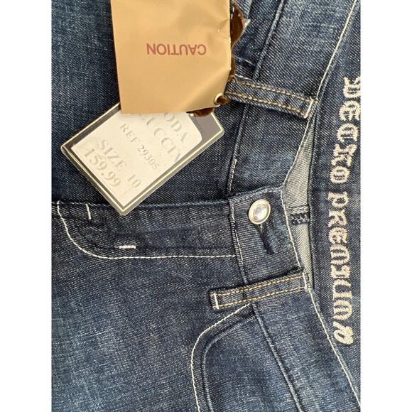 Decko Premium Beaded Low-Rise Jean Size 10 - Picture 8 of 10